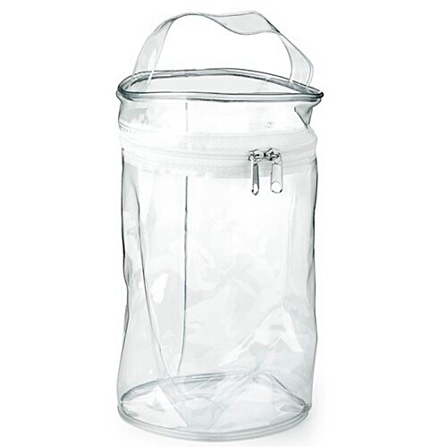 Additional Image 2 - a clear plastic container with a handle