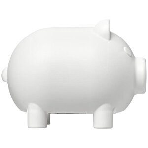 Additional Image 2 - a white piggy bank