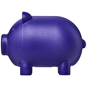 Additional Image 1 - a purple piggy bank