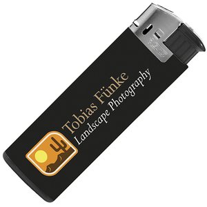 Additional Image 2 - a black and silver lighter