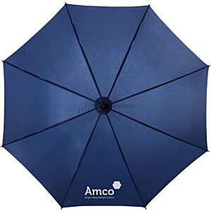 Additional Image 1 - a blue umbrella with a black handle