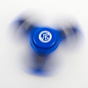 Additional Image 2 - a blue and white fidget spinner
