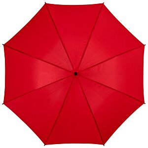 Additional Image 1 - a red umbrella with a black needle