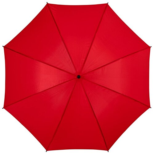Additional Image 1 - a red umbrella with a black needle