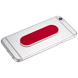 Additional Image 4 - a white cell phone with a red button