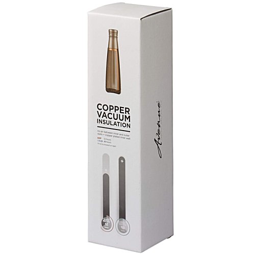 Additional Image 2 - a white box with a brown bottle and two black objects