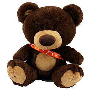 Additional Image 2 - a stuffed bear with a red ribbon around its neck