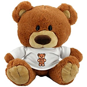 Additional Image 4 - a stuffed bear wearing a white shirt