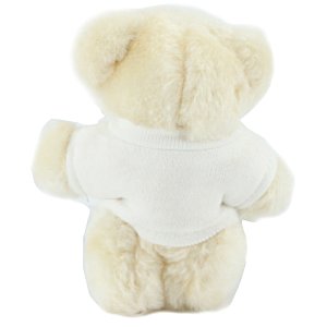 Additional Image 1 - a white teddy bear with a white shirt