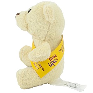 Additional Image 2 - a stuffed bear with a yellow ribbon around its neck