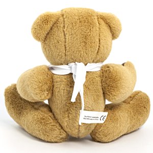Additional Image 1 - a stuffed bear with a white ribbon