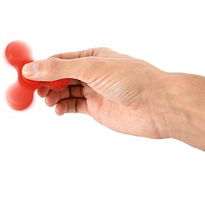 Additional Image 1 - a hand holding a red spinner