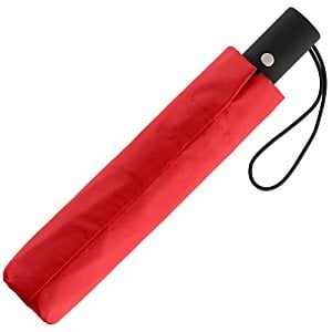Additional Image 3 - a red umbrella with a black handle