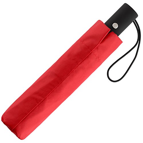 Additional Image 3 - a red umbrella with a black handle