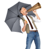 Additional Thumbnail Image 5 - a man holding an umbrella and speaking into a megaphone