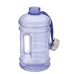 Additional Image 1 - a blue water bottle with a handle