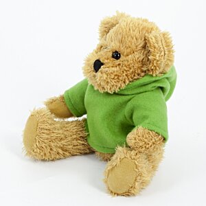 Additional Image 4 - a stuffed bear wearing a green shirt