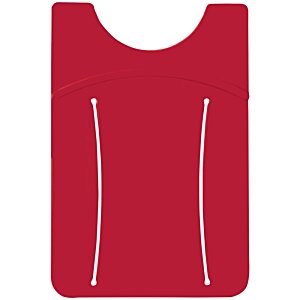 Additional Image 3 - a red plastic bag with white stripes