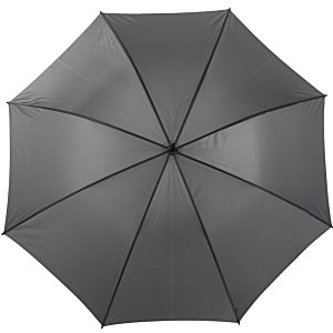 Additional Image 2 - a black umbrella with a black handle