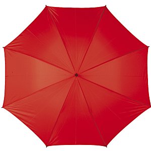 Additional Image 4 - a red umbrella with a black needle
