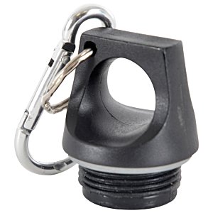 Additional Image 1 - a black keychain with a key ring