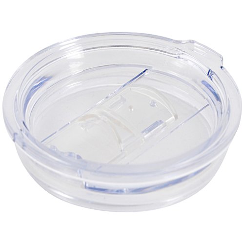 Additional Image 1 - a clear plastic container with blue stripes