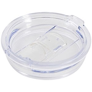 Additional Image 1 - a clear plastic container with blue stripes