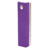 a purple rectangular object with a hole