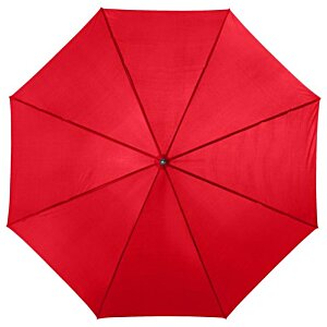 Additional Image 2 - a red umbrella with black handle