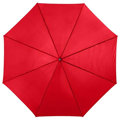 Additional Image 2 - a red umbrella with black handle