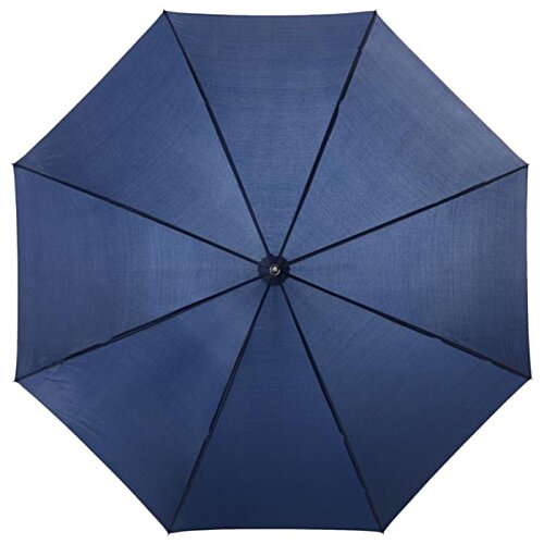 Additional Image 3 - a blue umbrella with a black handle