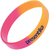 View Image 2 of 2 of Childrens Silicone Wristband - Custom 2 Colours