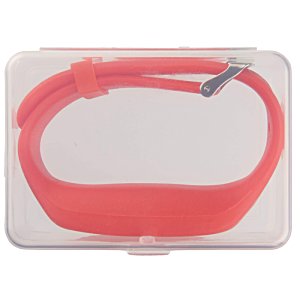 Additional Image 2 - a red bracelet in a plastic container