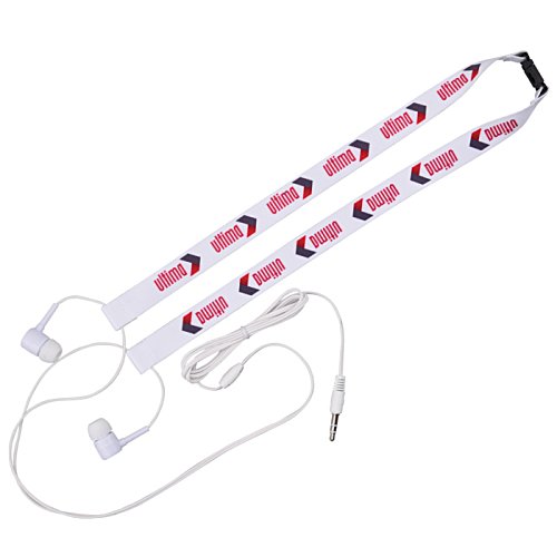 Additional Image 1 - a lanyard with a red and black design