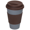 View Image 4 of 7 of DISC Bamboo Coffee Take-Away Cup - Grey