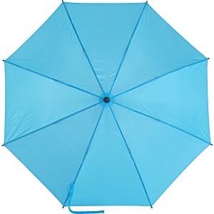 Additional Image 2 - a blue umbrella with a black tip