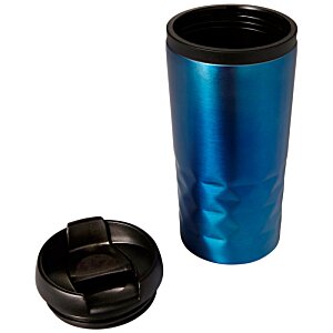 Additional Image 4 - a blue and black tumbler
