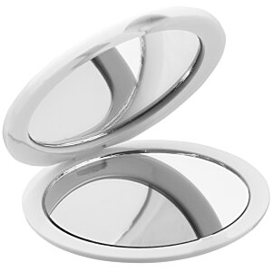 Additional Image 2 - a white round mirror with a white background