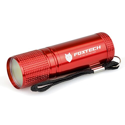 Additional Image 3 - a red flashlight with a black handle