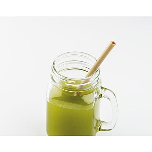 Additional Image 1 - a green smoothie in a glass mug
