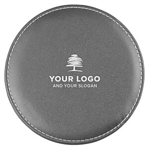 Additional Image 1 - a grey circular object with white text