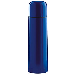 Additional Image 5 - a blue metal container with a black cap