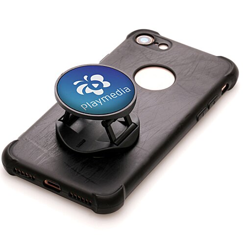 Additional Image 4 - a blue button on a black case
