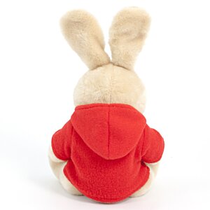 Additional Image 3 - a stuffed animal in a red hoodie