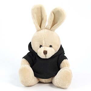 Additional Image 6 - a stuffed animal rabbit wearing a black shirt