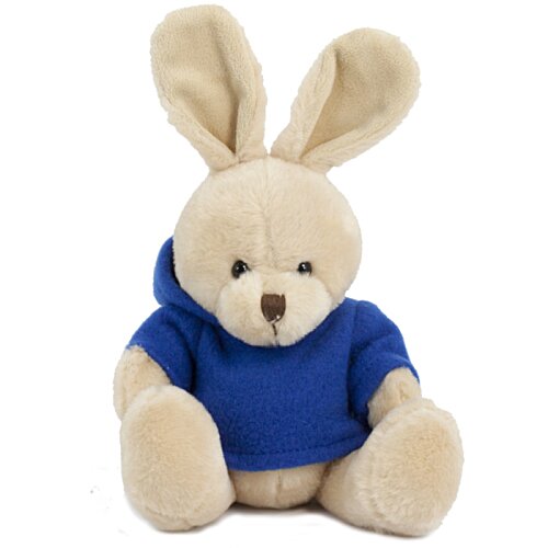 Additional Image 10 - a stuffed animal rabbit wearing a blue shirt