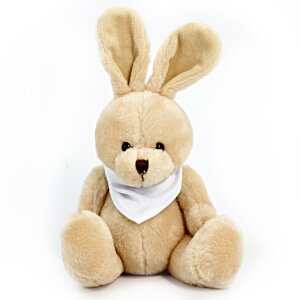 Additional Image 2 - a stuffed animal rabbit with a bandana around its neck