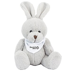 Additional Image 3 - a stuffed animal rabbit with a bandana around its neck