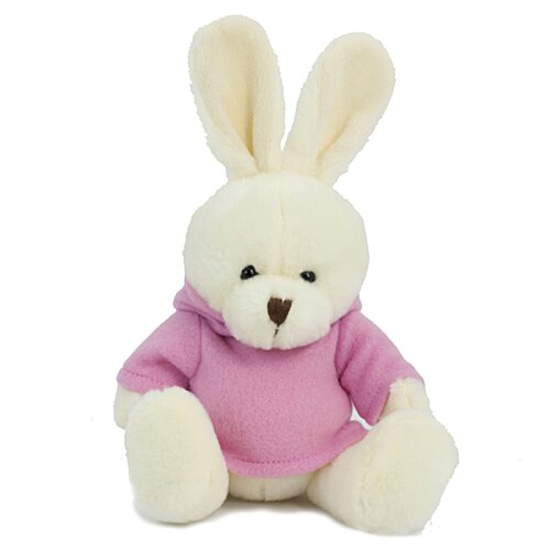 Additional Image 2 - a stuffed animal rabbit wearing a pink shirt