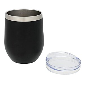 Additional Image 3 - a black and silver cup